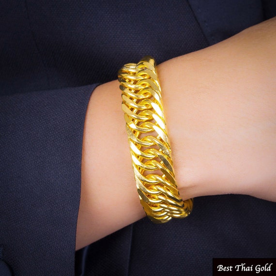 FEATHER BRACELET - Gold Plated – Signet Men's Jewelry