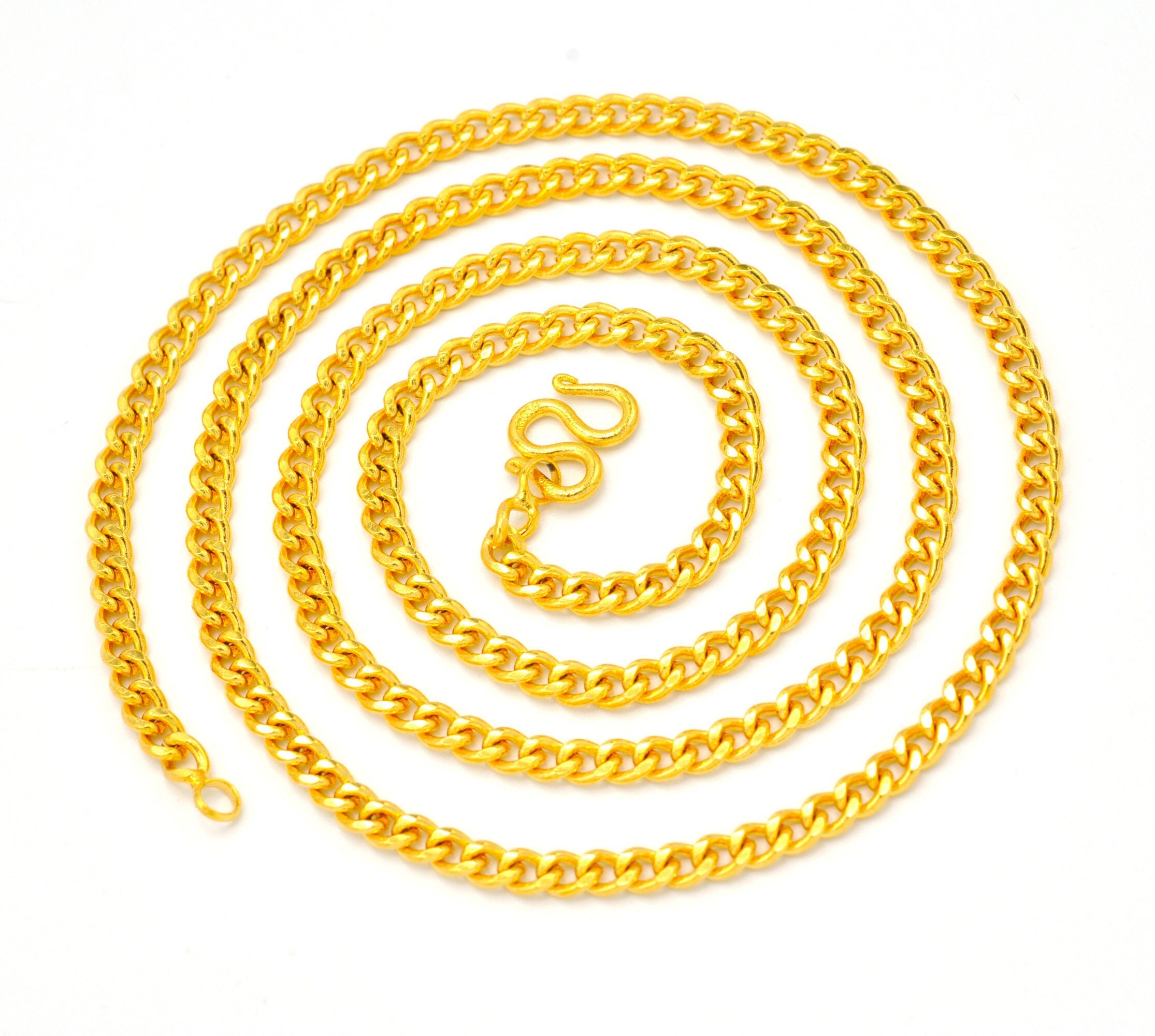 23k gold necklace - Etsy 日本