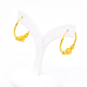Asian gold hoop earrings best sale
