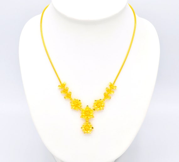 Pavé Chain Necklace in 18K Yellow Gold, 7mm | David Yurman