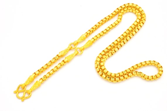 26 Big Box Chain Necklacethailand Jewelrysand Matted Etsy 26-big-box-chain-necklacethailand-jewelrysand-matted-etsy