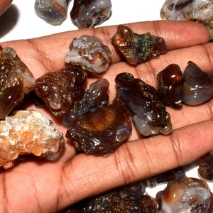 Mexican Fire Agate Polished Rough, 100%Natural Multi Fire Agate Gemstone, Raw Fire Agate Polished Rough Loose Gemstone, Rough Jewelry Making