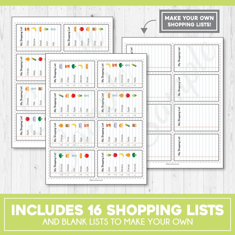 Printable Shopping Game Preschool Busy Bag Preschool Etsy