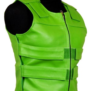 Kawasaki Green Women's Cut Motorcycle and Social Club Leather