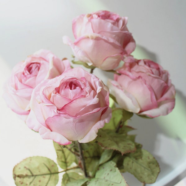 One Head High Quality Artificial Rose, Artificial Single Spray Silk Rose, DIY Wedding Bouquets Centerpieces, Multicolor to Choose