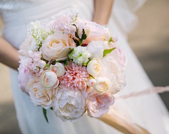 Pink And White Flower Bouquets