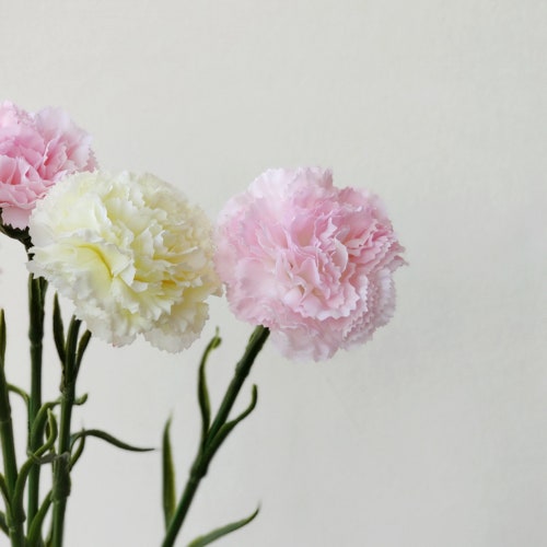 Fiveseasonstuff 10 Stems of dark Pink Real Touch Tulip | Etsy