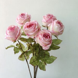 One Head High Quality Artificial Rose, Artificial Single Spray Silk Rose, DIY Wedding Bouquets Centerpieces, Multicolor to Choose image 2