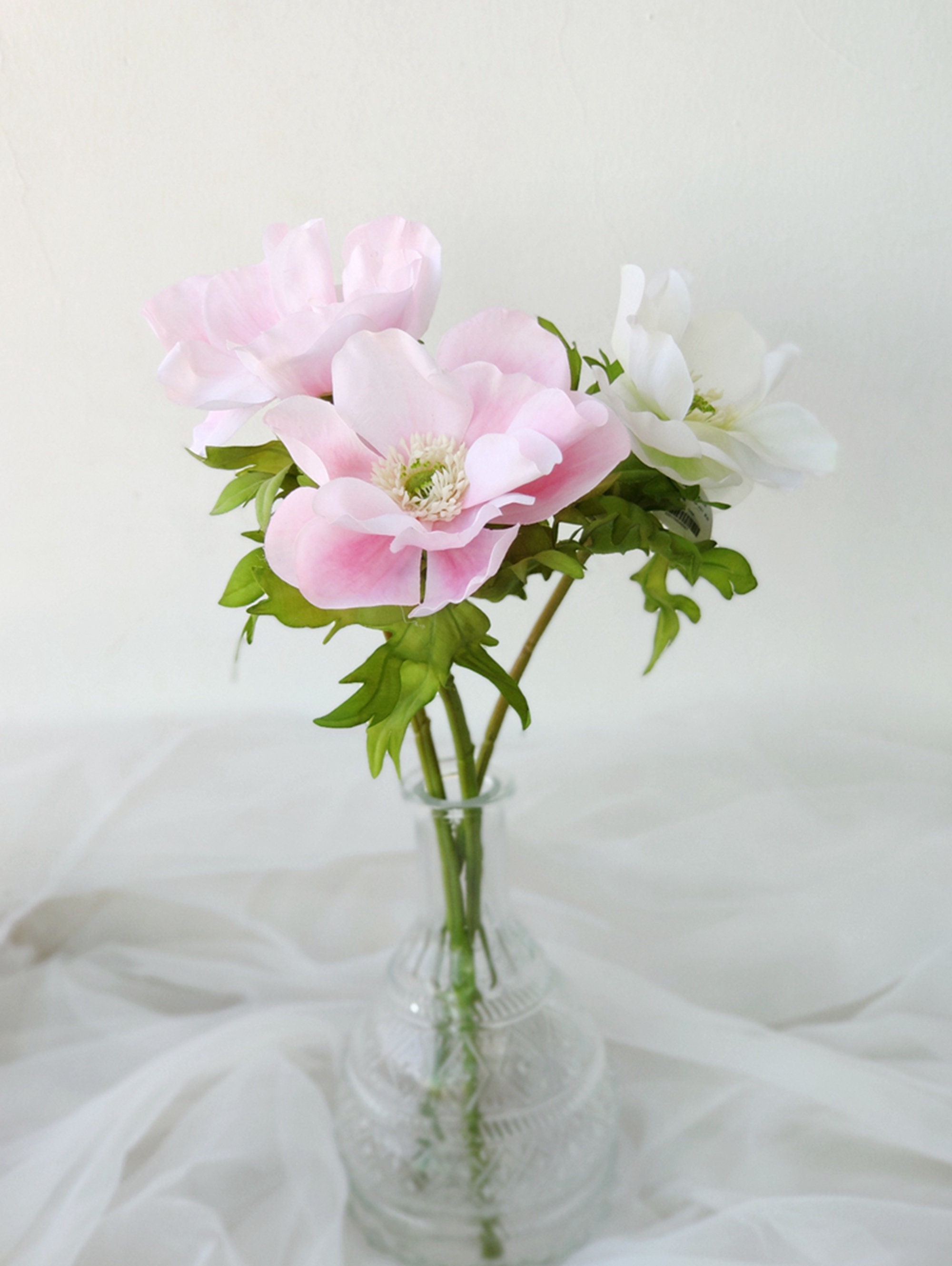 One Head Silk Artificial Anemone High Quality Flower Home Etsy Canada