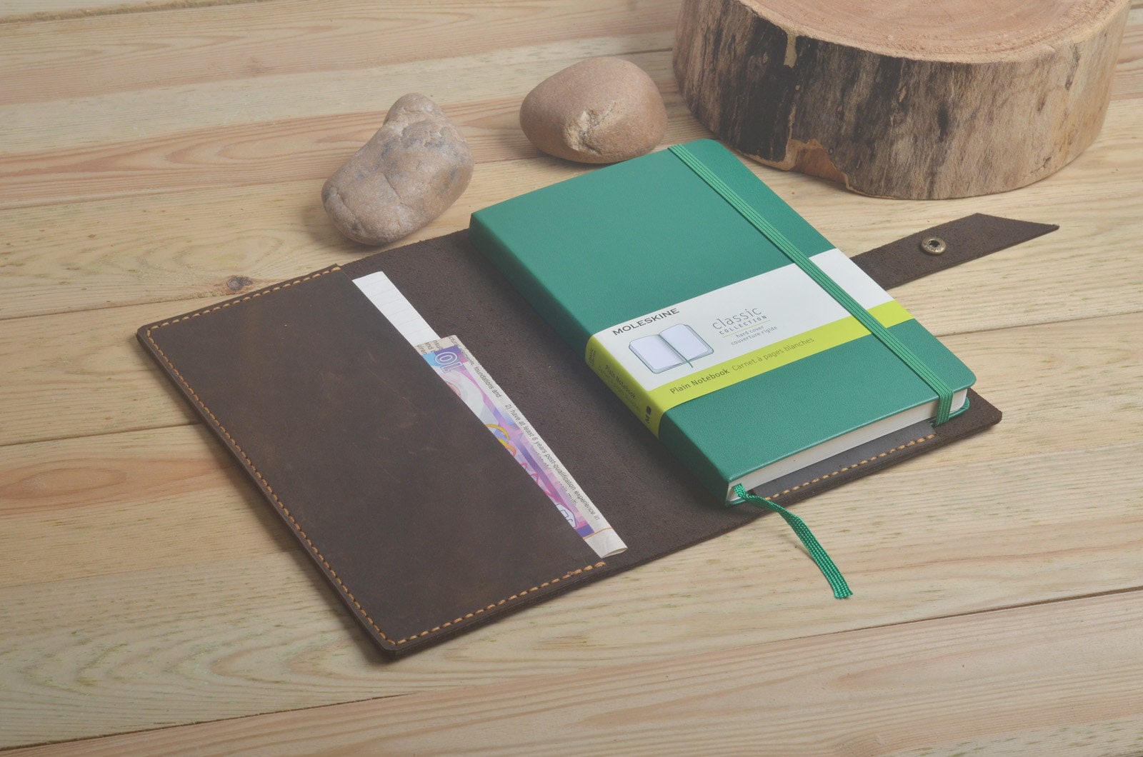 Leather Moleskine A5 Cover,personalized Large Size Moleskine Plain