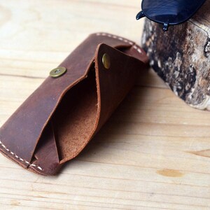 Leather Case For Glasses Black Crazy Horse - Buy At A Bargain Price In - Foto 5