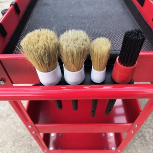 Brush Holder for Harbor Freight Service Cart for Car Detailing