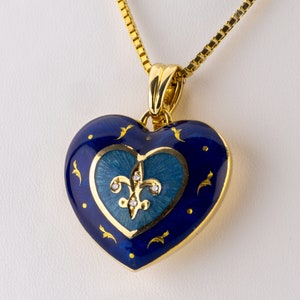 Anhänger 750er Gold von Fabergé mit Brillanten
