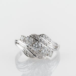 0.80 ct Diamond Ring in 585 White Gold