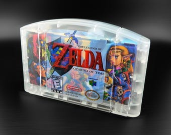Custom Ocarina of Time Replacement N64 Cartridge DIY Repair Kit With Tools