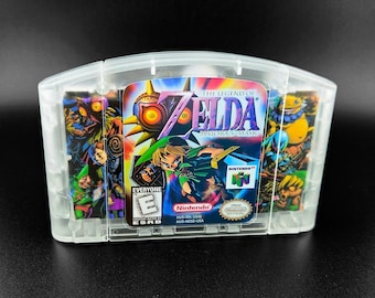 Custom The Legend of Zelda Majora's Mask Replacement N64 Cartridge DIY Repair Kit