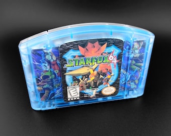 Custom Star Fox 64 Replacement N64 Cartridge DIY Repair Kit With Tools