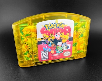 Custom Pokemon Snap Replacement N64 Cartridge DIY Repair Kit With Tools