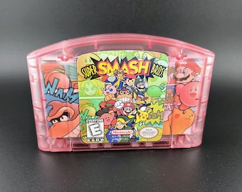 Custom Super Smash Bros Replacement N64 Cartridge DIY Repair Kit
