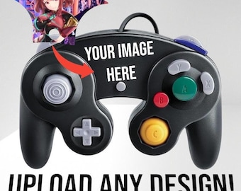 Nintendo Gamecube Controller Skin / Decal / Sticker - Custom Image