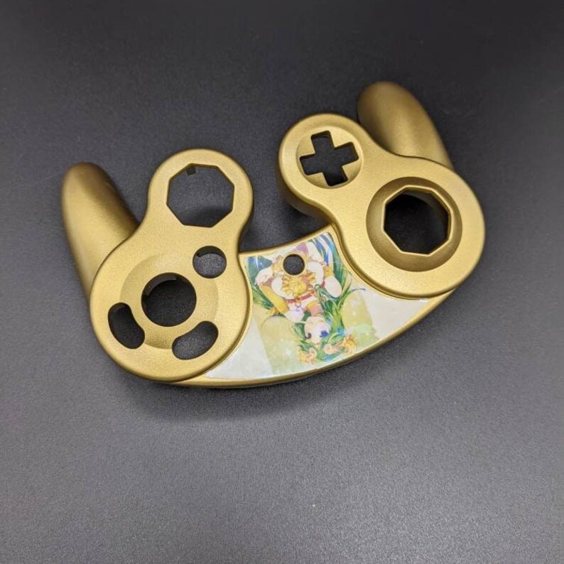 OEM Gamecube Controller Shell Custom Gold Palutena Etsy