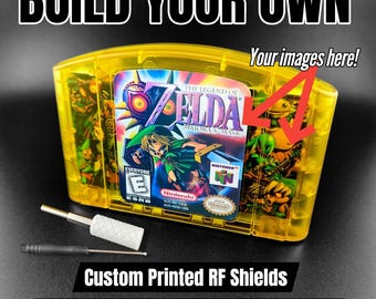 Build Your Own Deluxe Nintendo 64 N64 Replacement Cartridge Shell DIY Repair Kit