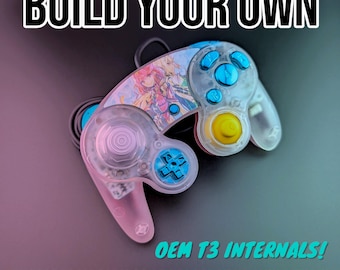 Custom Nintendo GameCube Controller | Bauen Sie Ihre eigenen | T3 | 9 ft Schnur
