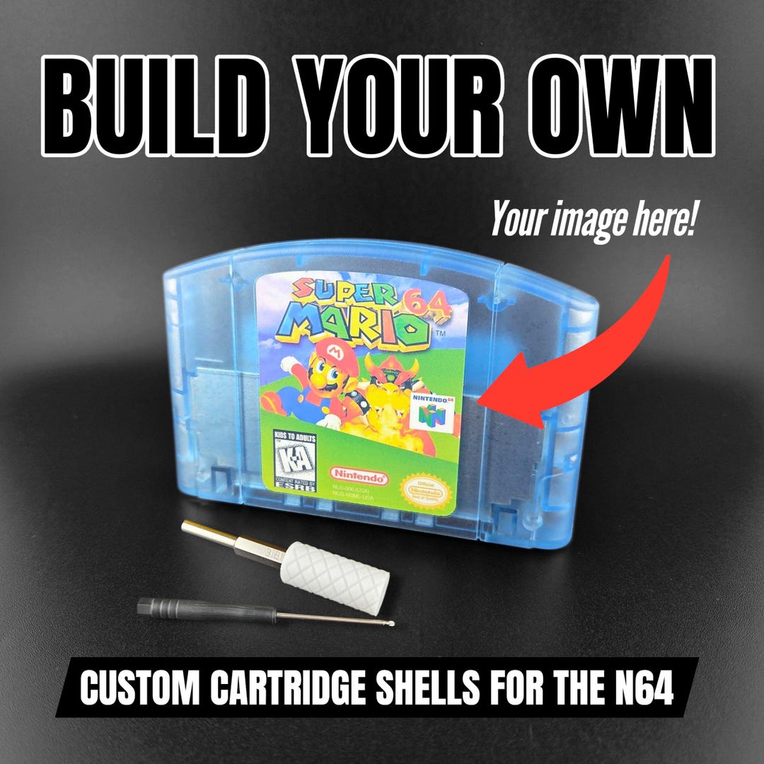 Build Your Own Nintendo 64 N64 Replacement Cartridge Shell DIY Repair ...