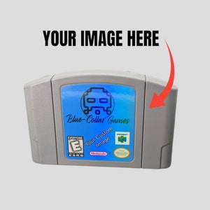 カスタム Nintendo 64 カートリッジ ラベルの交換 - カスタム イメージ!