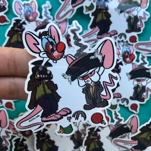 Pinky and the Brain Wet Bandits Sticker (Vinyl) - Waterproof