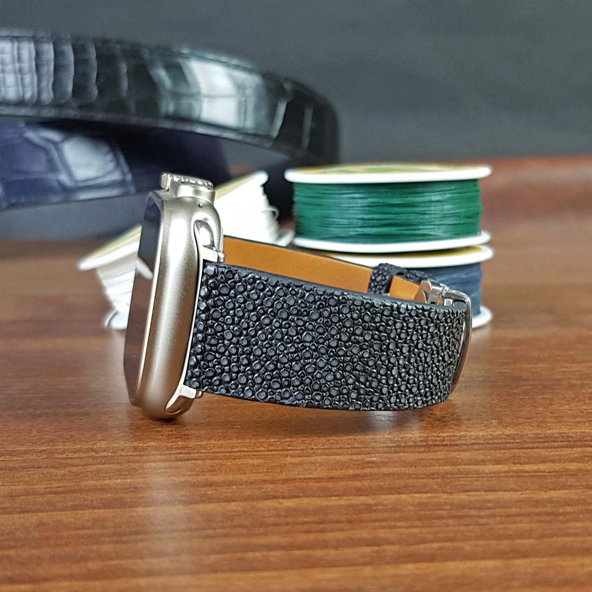 Upcycled Louis Vuitton Apple Watch Band 