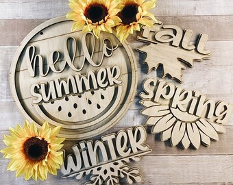 DIY Interchangeable Door Hanger - Etsy