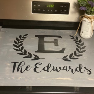 Cubierta de la estufa cubierta superior de la estufa tabla | Etsy