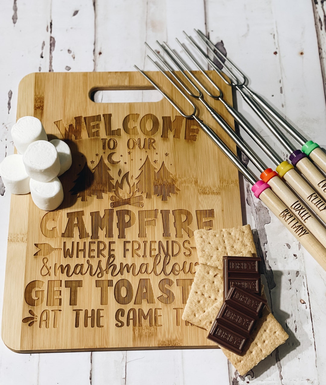 to Our Campfire Kit, Marshmallow Roasting Kit, Marshmallow