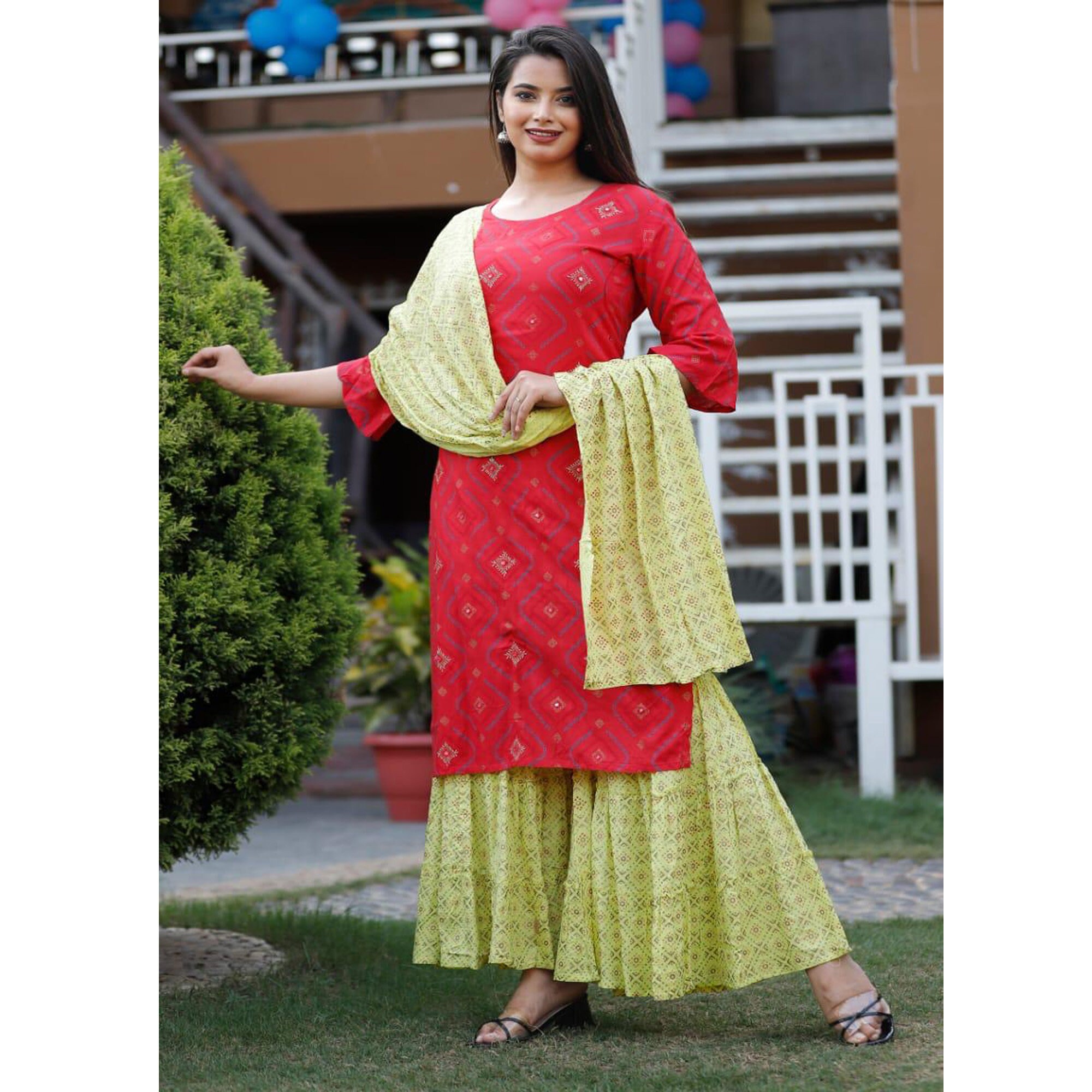 salwar suit set stitched