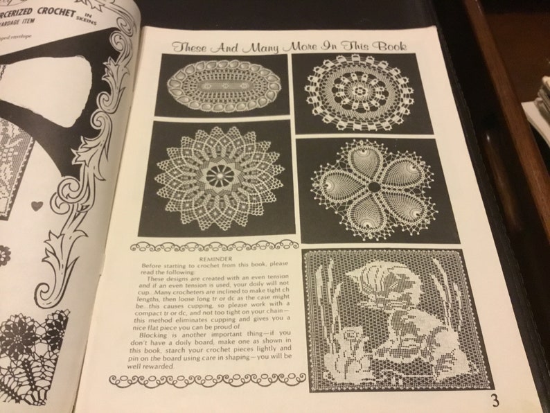 Elizabeth Hiddleson no 35 collector crochet books vintage crochet patterns along with thSpider Dream and kitten and Pal