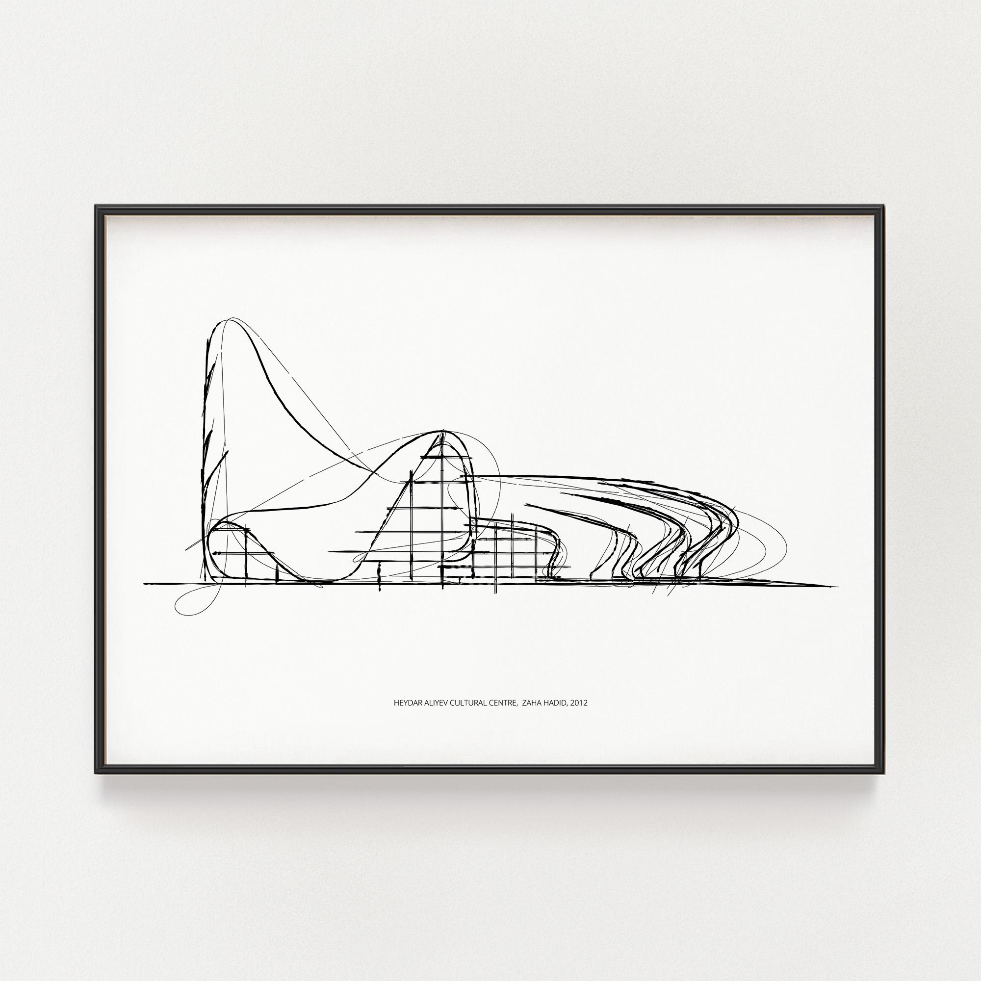 Zaha hadid poster - Etsy 日本