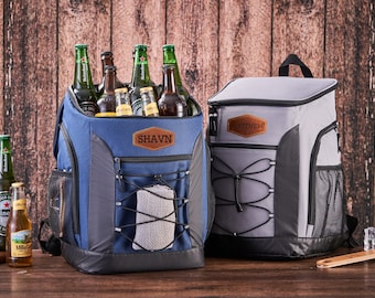 Personalized Beer Cooler Backpack: Engraved Groomsmen Gift