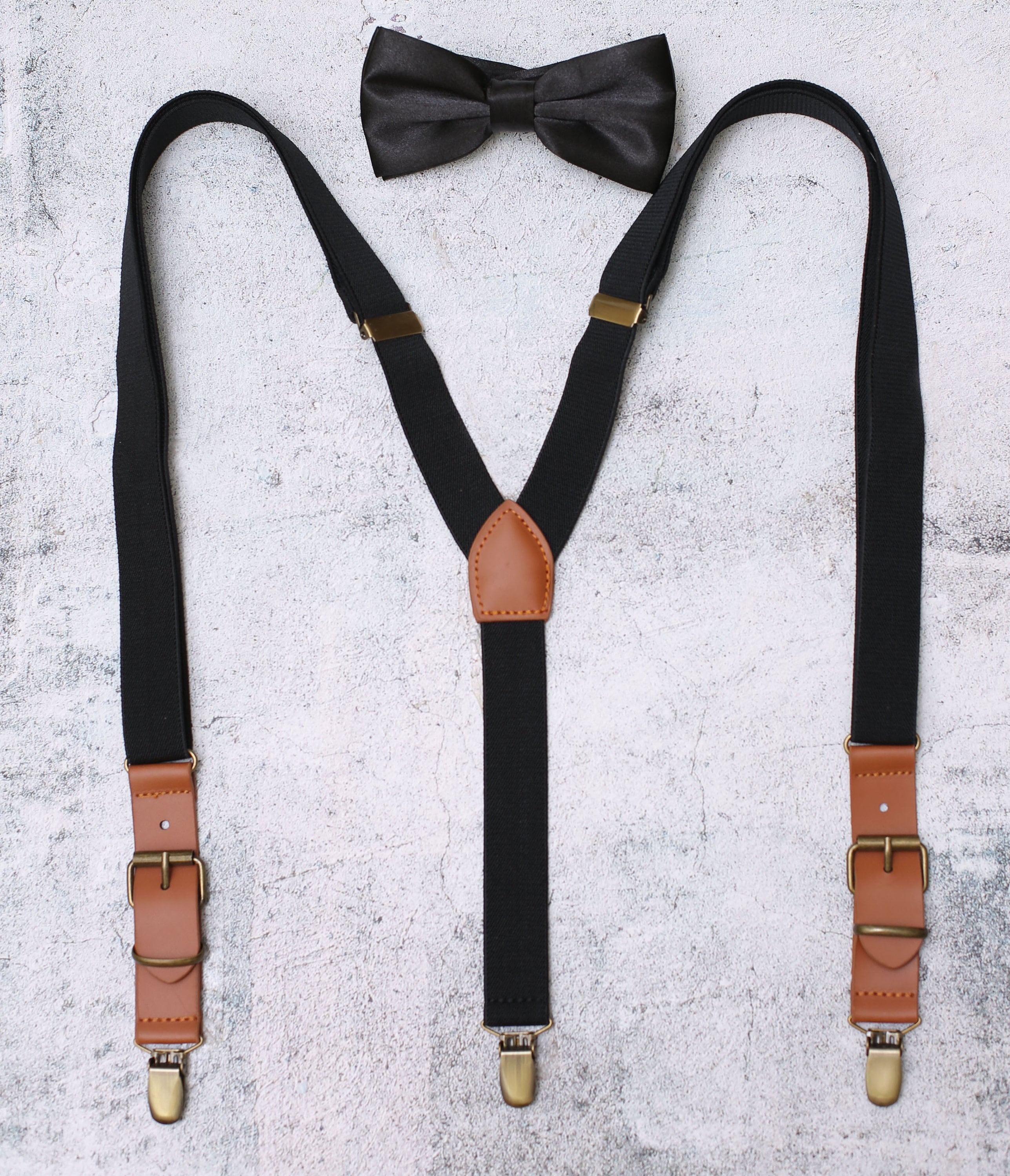 Groomsmen Gift with Bow Tie Groomsmen Suspenders for Best Man Etsy