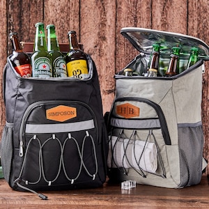 Cadeaux personnalisés pour garçons d'honneur Sac à dos isotherme Cadeaux pour garçons d'honneur glacière pour lui Sac isotherme à bière Cadeau pour homme Cadeau de Noël Glacière isotherme