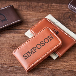 Money Clip - Personalized Money Clip / Magnetic Money Clip / Minimalist Gift / Wedding Gift / Groomsmen Gift / Money Clip for Men