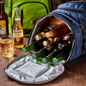 Regalo para padrinos de boda fácil de llevar, bolsa aislada con apertura superior, mochila para enfriar el almuerzo