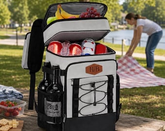 Personalized Cooler Backpack, Groomsmen Gift, Custom Insulated Beer Bag, Golf Picnic Cooler, Groomsmen Proposal Gift