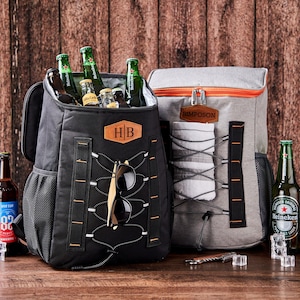 Personalized Gift for Groomsmen Cooler Backpack Groomsmen Gifts Cooler for Him Beer Cooler Bag Gifts for Men Christmas Gift Insulated Cooler