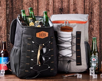 Personalized Groomsmen Cooler Backpack: Insulated Beer Bag Gift