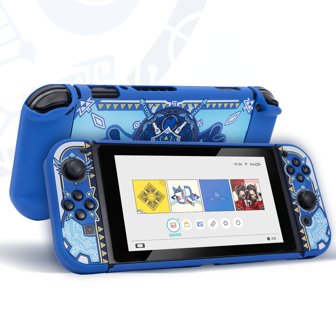 Legend of Zelda Nintendo Switch Protective Shell Case Skyward Etsy