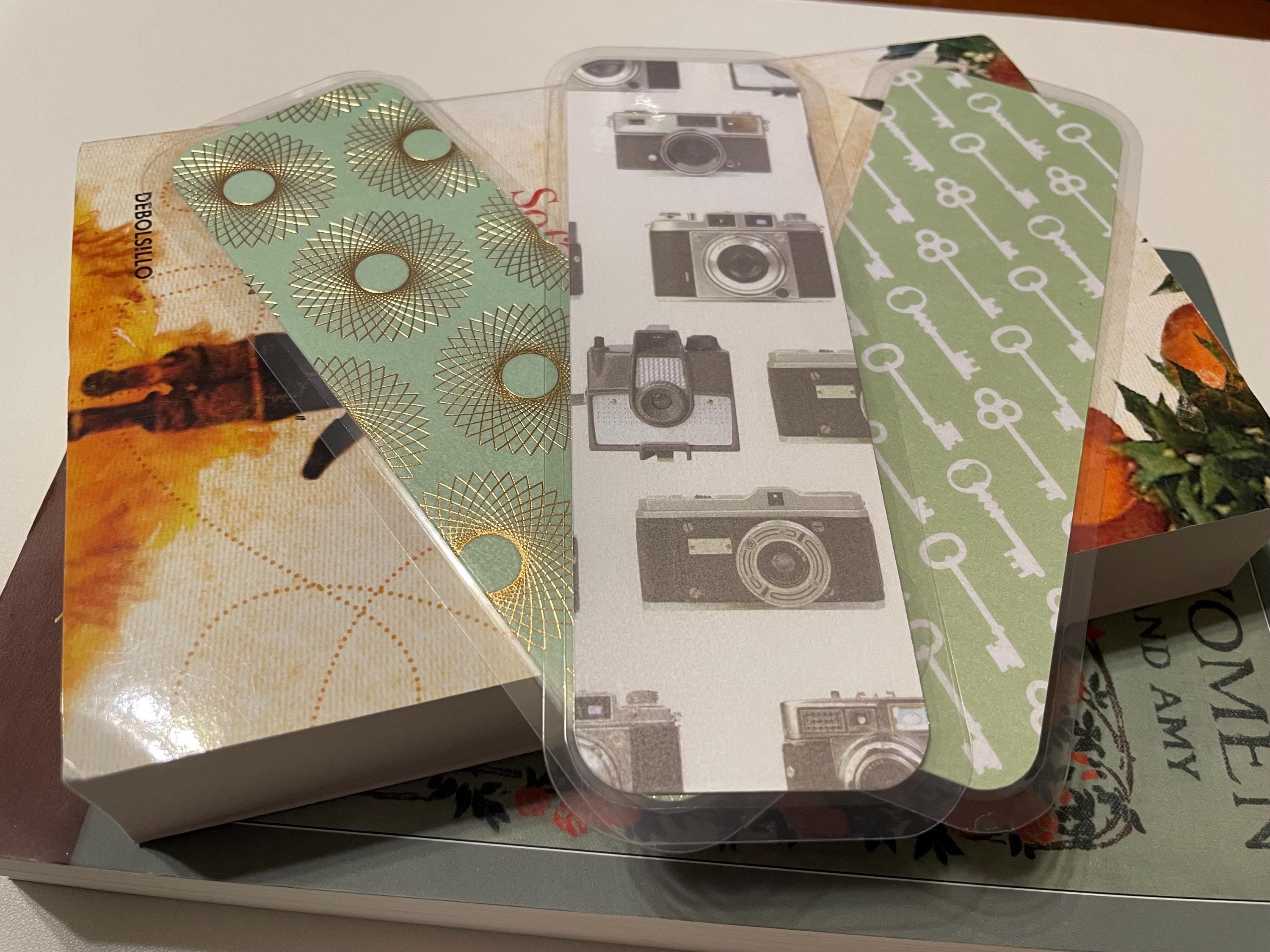 Camera Bookmarks, Key Bookmarks, Laminated Bookmark, Book Lovers Gift ...