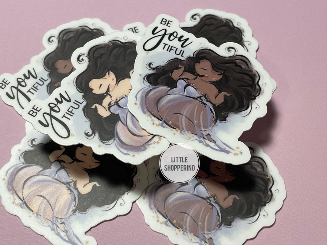 Be Youtiful Sticker, Curvy Women Sticker, Love Curves, Big Girls Curves ...