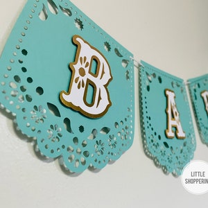 3D Custom Papel Picado Banner, Personalized Banner, Party Decoration Banner, Baby Banner, Wedding Banner, Latin Vibe Decor, Fiesta Decor