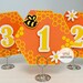Bee Table Numbers, Baby Shower Decoration, Party Decoration, Bee Themed ...